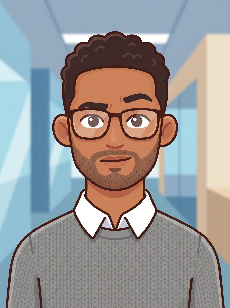 Kabir, an AI character in the Miss Lily app.