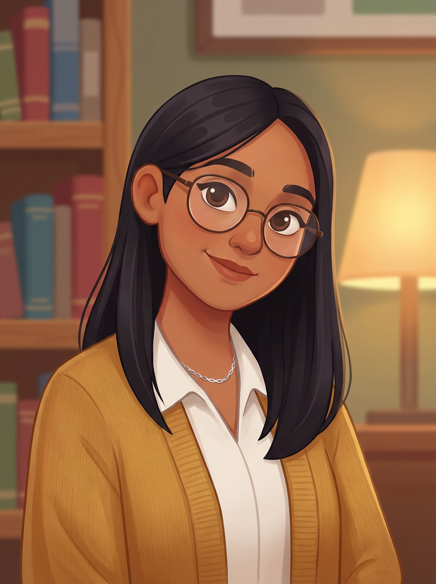 Kiara, an AI character in the Miss Lily app.