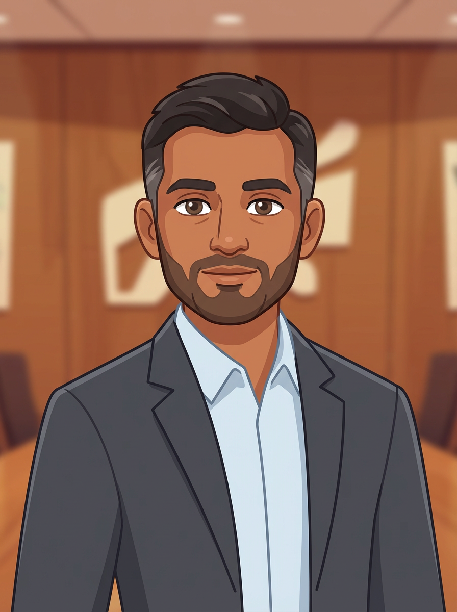 Vikram, an AI character in the Miss Lily app.
